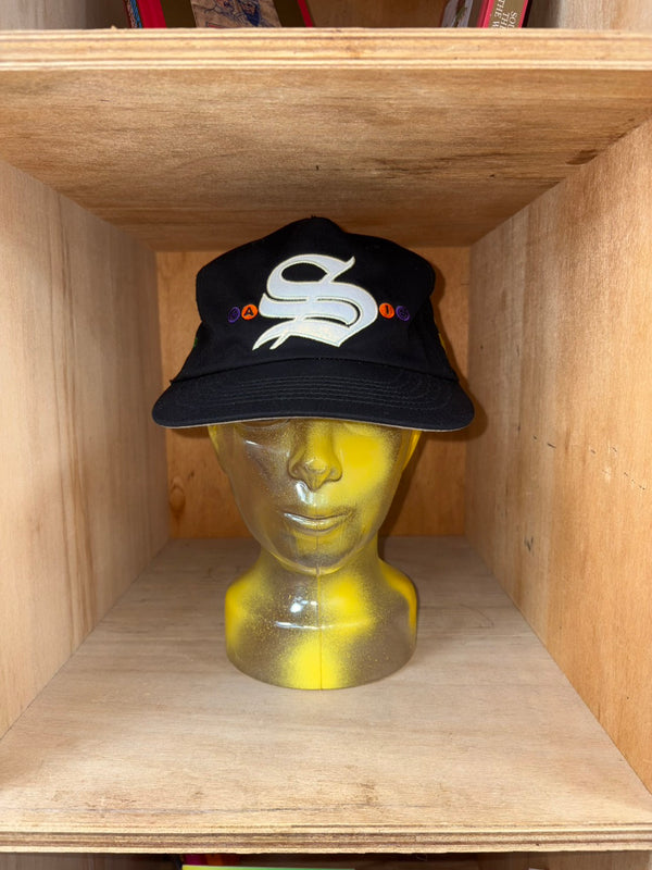 S LOGO CAP [BLACK]