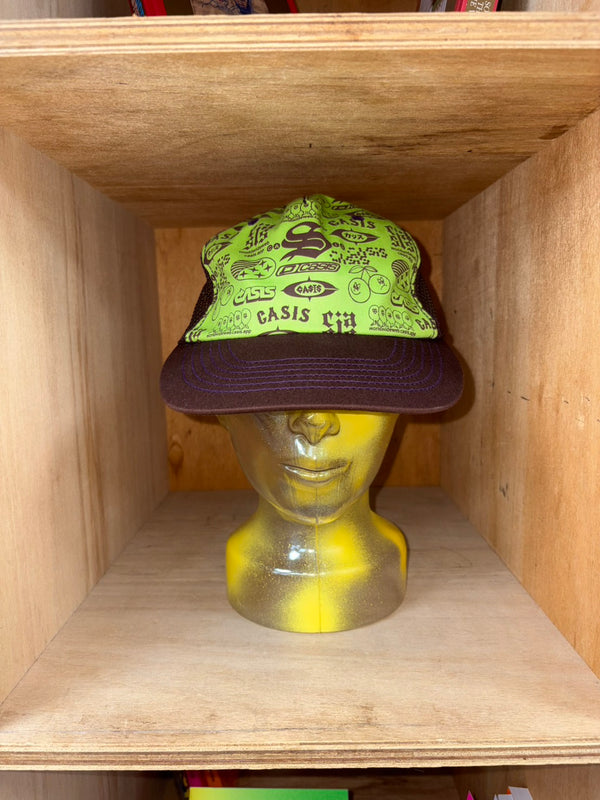 FULL PRINT MESH CAP [GREEN]